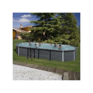 Piscine hors sol composite 8,04 x 3,86 x 1,24m Super Prix