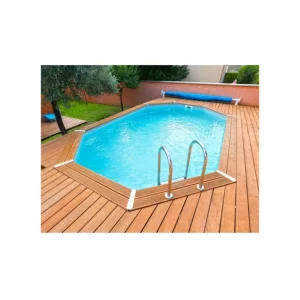 Piscine bois Azura 490 x 355 x 130 cm Remise