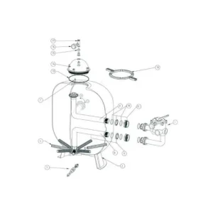 Expédition Rapide 8. Diffuseur inferieur pour filtre Triton TR140