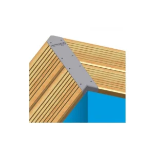 Set de finition d‘angle de margelles pour piscine bois rectangulaire Marque