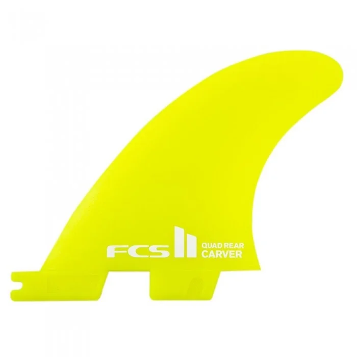 Certifié FCS II Carver Neo Glass Quad Rear Fins