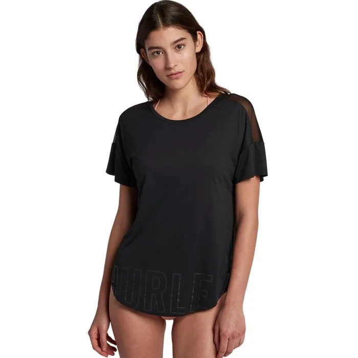 Soldes Top manches courtes pour femme Quick Dry RVSB Mesh