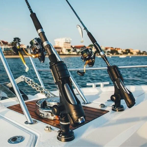 KIT PORTE CANNE ROD HOLDER II AVEC + SUPPORT STARPORT NOIR Commande En Gros