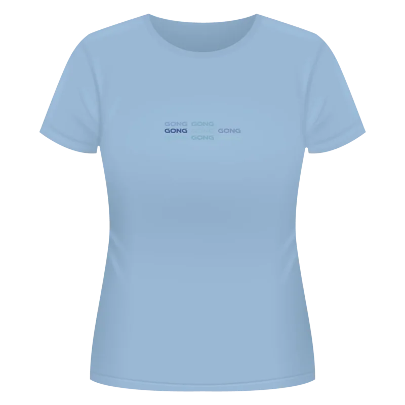 Paiement Sécurisé Signature T-Shirt Woman Organic Cotton - Bleu ciel