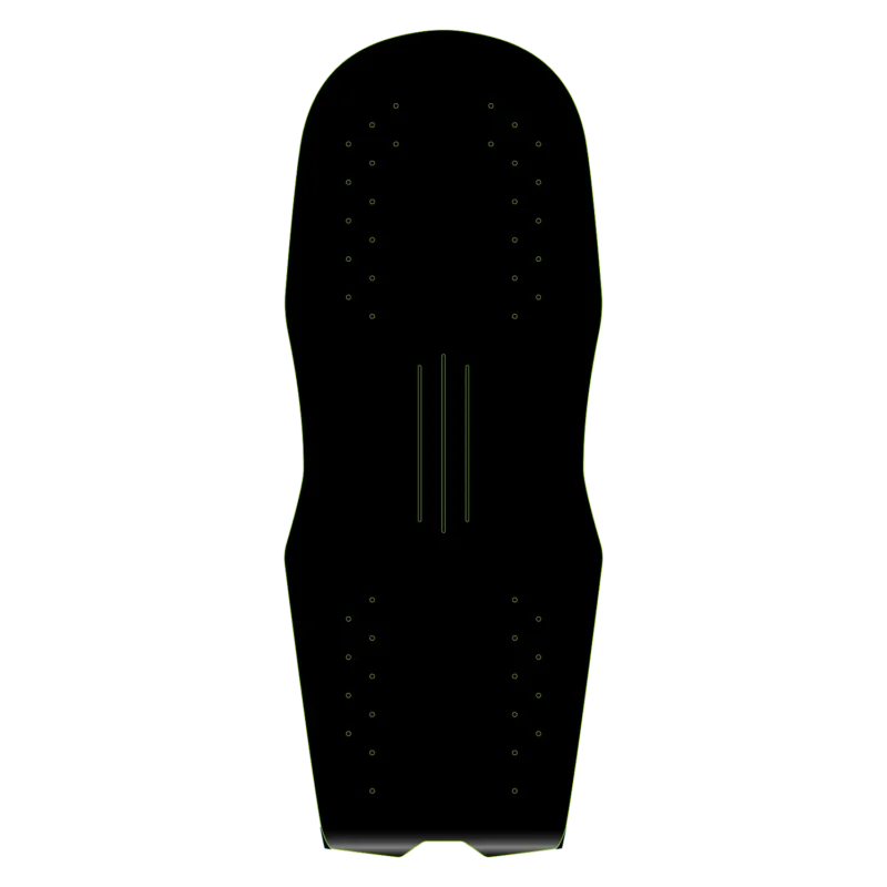 EVA Surf foil Brushed Pad Shape Matata - BLACK / GREEN Populaire