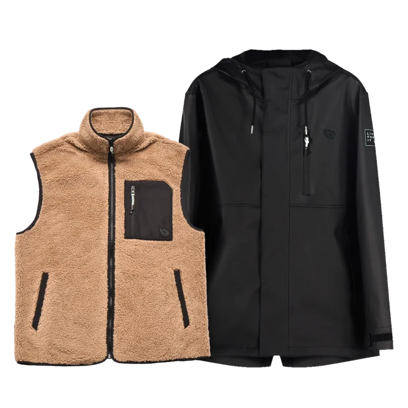 Dernier Modèle Pack Combo Outerwear Rain Jacket & Mid-Layer