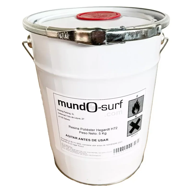 Expédition Rapide Résine Polyester Hegardt H72-UV - 5Kg