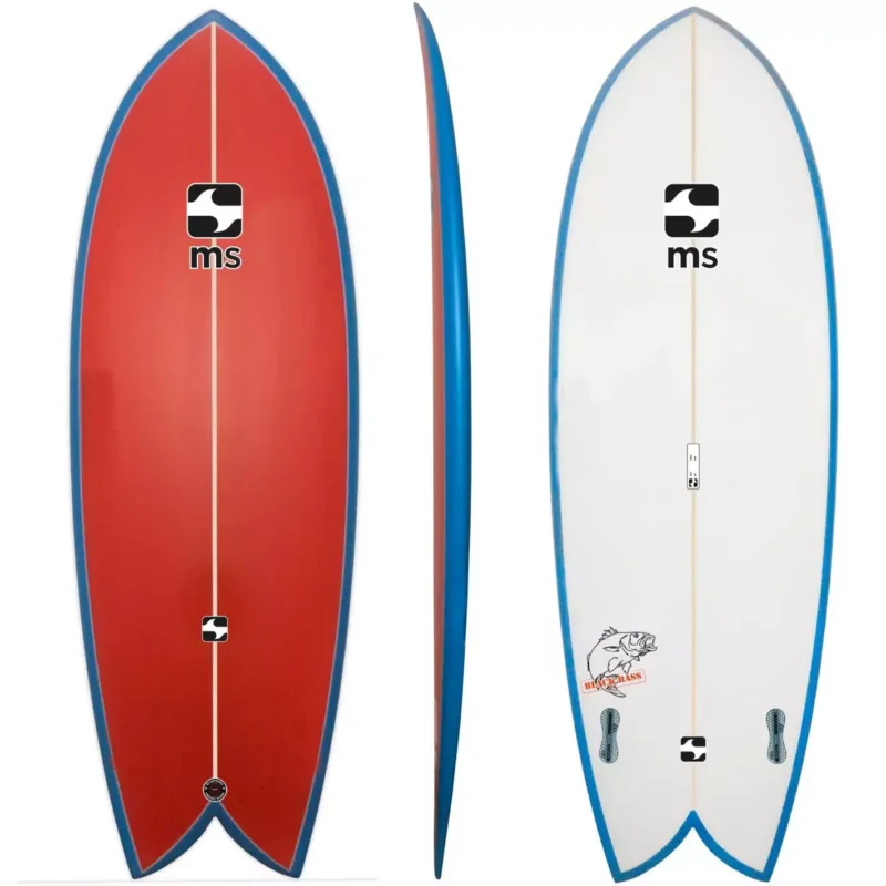 Planche de surf Retro Fish MS Black Bass Retro Twin Commander Maintenant
