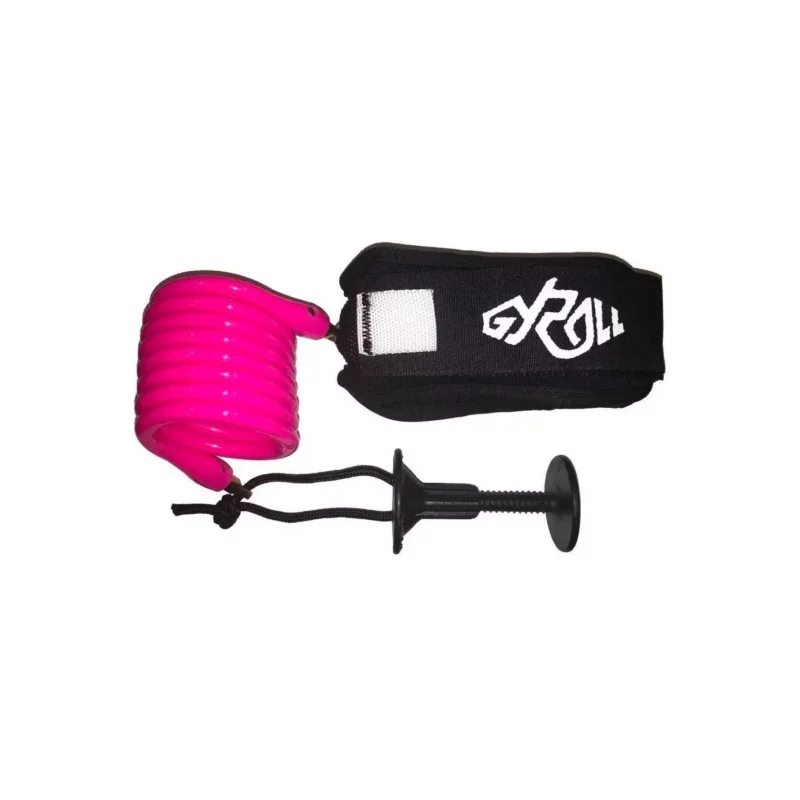 Leash de bodyboard Gyroll Biceps Variable Strap Pink Prix Réduit