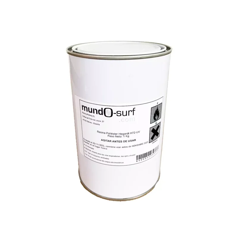 Usine Directe Résine Polyester Hegardt H72 - 1Kg