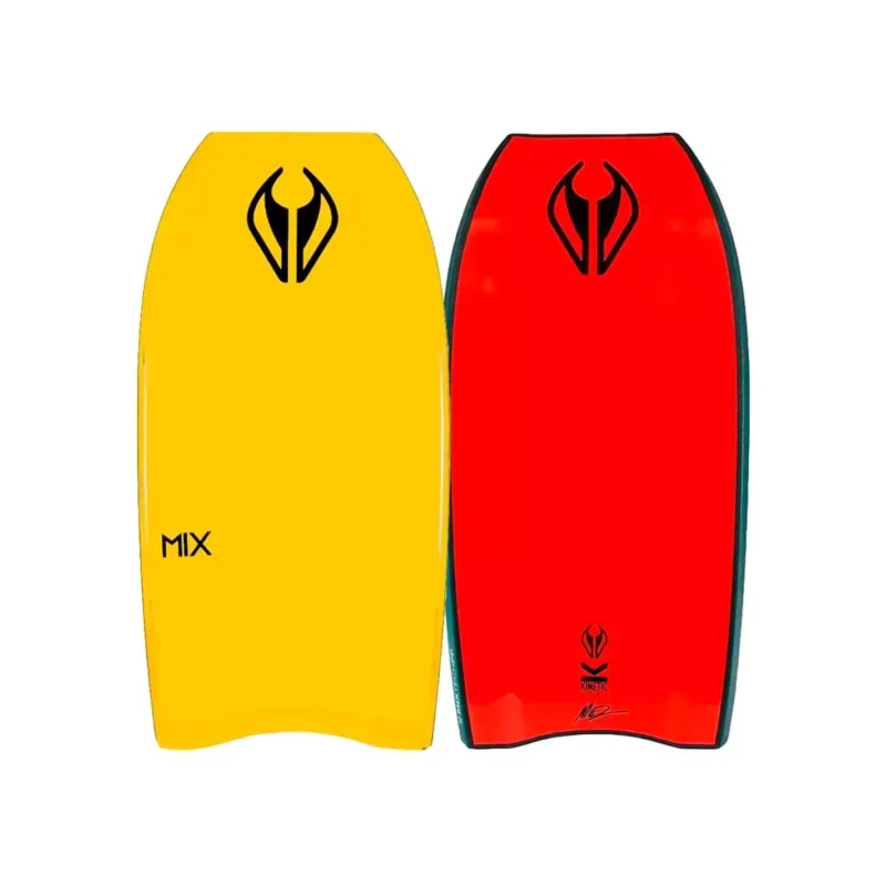 Vente Directe Planche de bodyboard NMD The Mix Tech PP Tangerine/Fluro Red