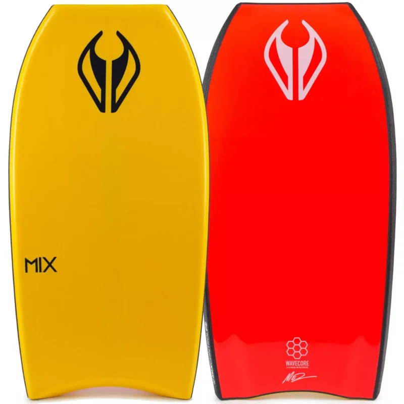 Authentique Planche de bodyboard NMD The Mix Tech NRG+ Tangerine/Fluro Red