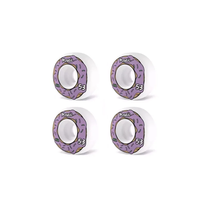 Roues de skateboard Mosaic Donut 53mm Nouvel Arrivage