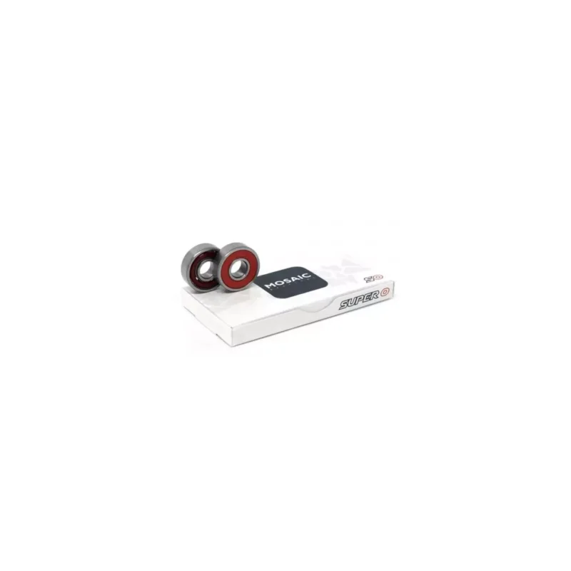Petit Prix Roulements de skateboard Mosaic Super 0 ABEC 5 608RS Red