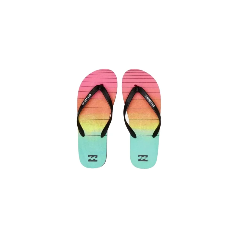 Vente Directe Tongs Billabong Tides Print Boy red