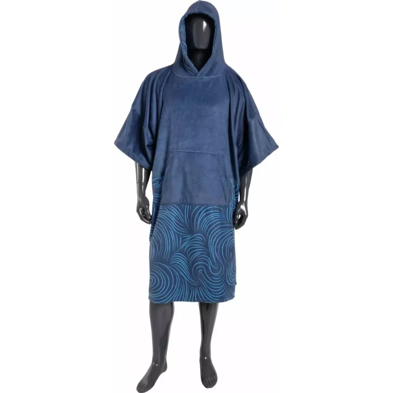 Meilleure Vente Poncho toalla Madness Navy Swirl