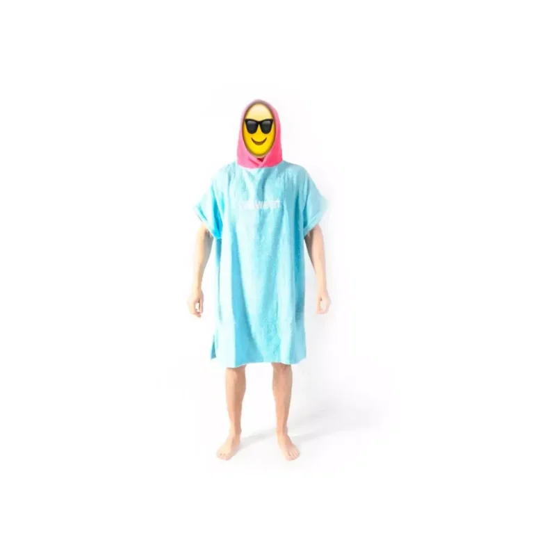 Achetez Aujourd'hui Poncho WEST Turquoise/Rose