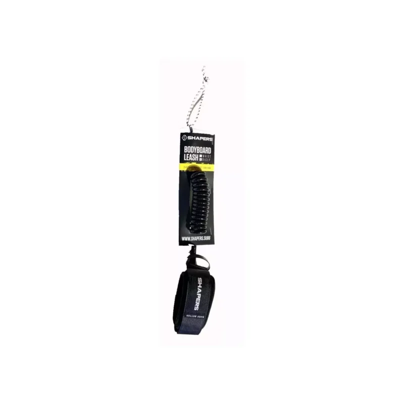 Remise Leash de bodyboard Shapers wirst Black