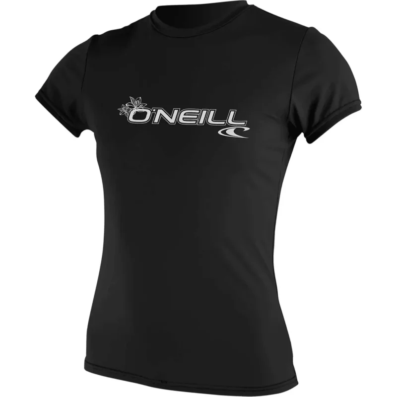 Top Vente Tee-Shirt UV O´Neill Womens Basic Skins Black