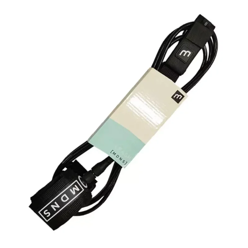 Leash de surf MDNS Longboard Ankle Black Haute Qualité