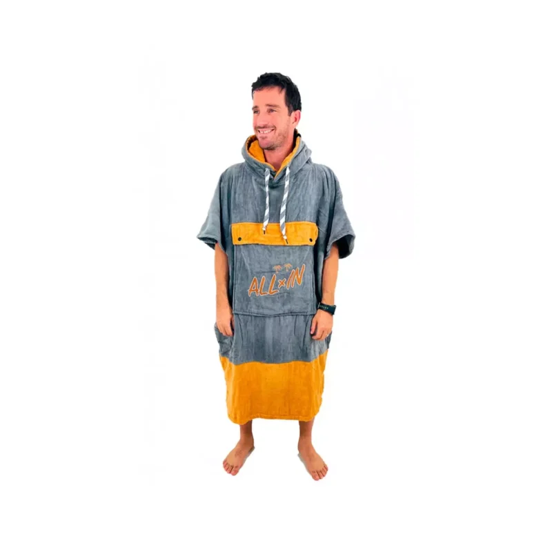 Top Vente Poncho All In V Beach Grey