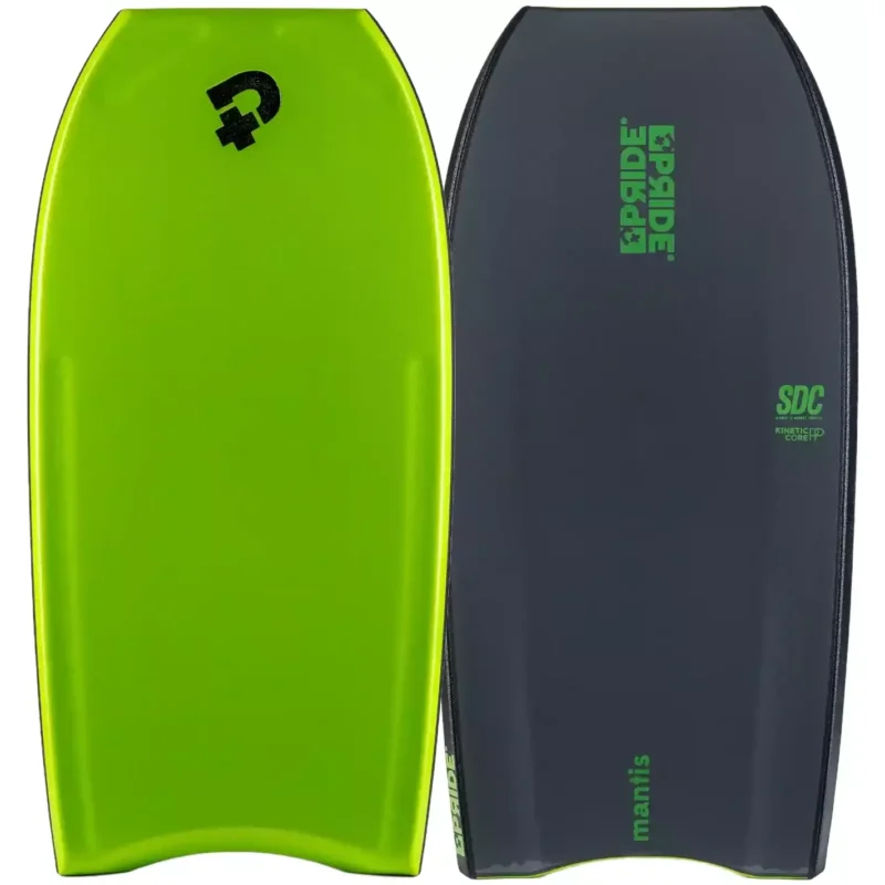 Bodyboard Pride Mantis PP SDC Green/ Grey Expédié Aujourd'hui