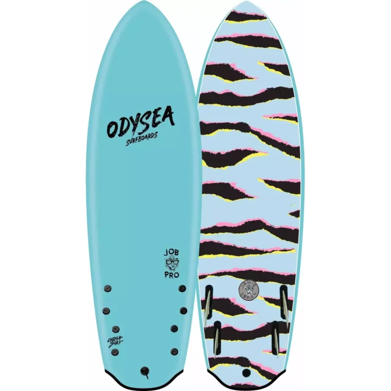 Offre Limitée Planche de surf softboard Catch Surf Odysea Pro Job Quad Sky Blue