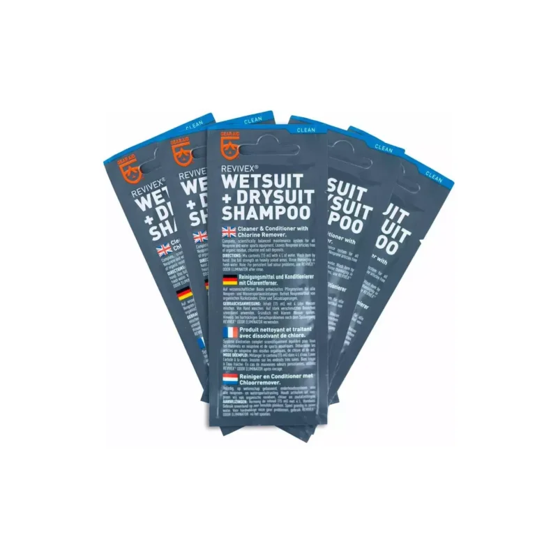 Certifié Nettoyeur de néoprène Gear Aid Shampoo en dose individuelle