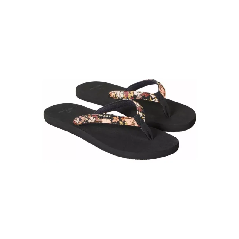Tongs Rip Curl FREEDOM BLOOM OPEN TOE Black Brown Commande En Gros