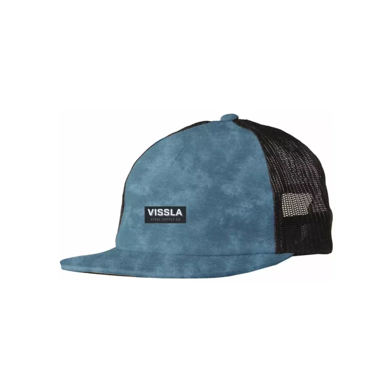 Casquette VISSLA Lay Day Eco Trucker II Storm Blue Prix Réduit