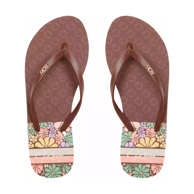 Certifié Tongs Roxy Viva Printed Brown