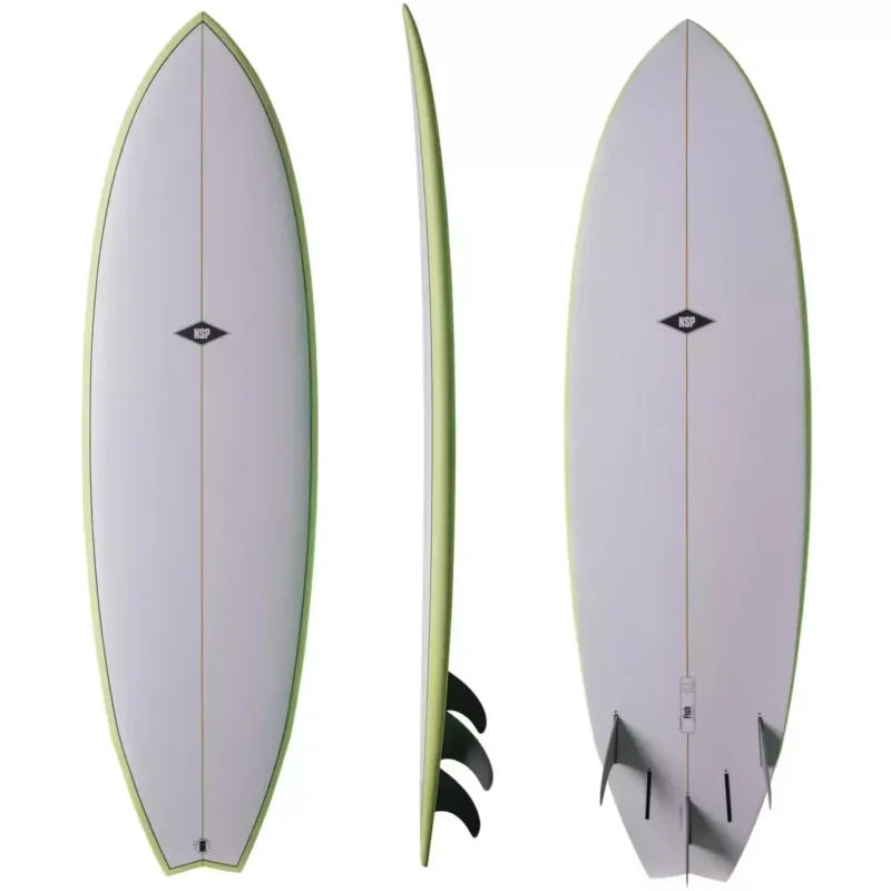 Planche de surf NSP fish Elements Green Prix Choc