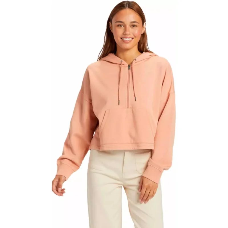 Sweat shirt Roxy Drakes Cove Cafe Creme Top Vente