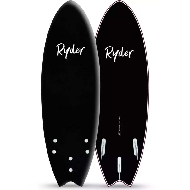 Planche de surf softboard Ryder Fish Black Soldes