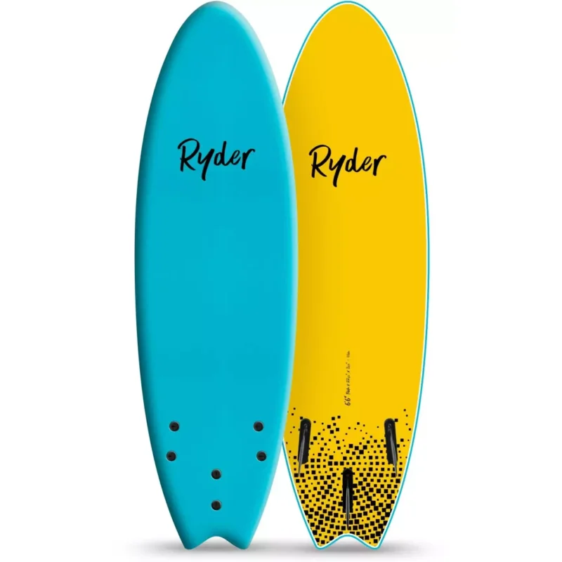 Planche de surf softboard Ryder Fish Turquoise Marque