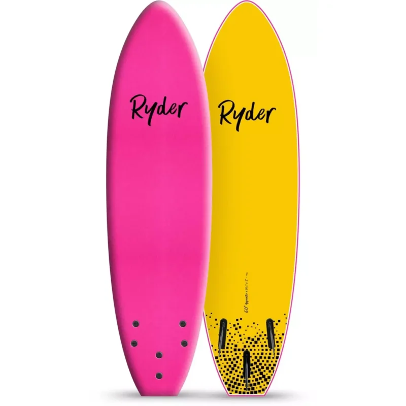 Planche de surf softboard Ryder Apprentice Thruster Pink Seulement Aujourd'hui