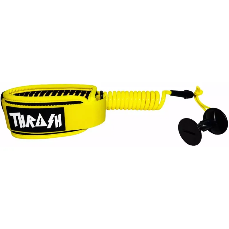 Dernière Chance Leash de bodyboard Thrash Biceps V-Grip 8mm Yellow