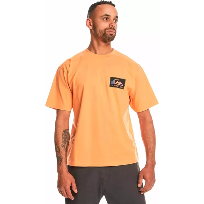 Acheter Direct T-Shirt quiksilver back flash Tangerine
