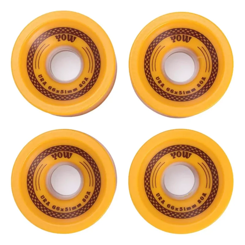 Roues Yow URA 66mm 80a Mustard Prix Promo