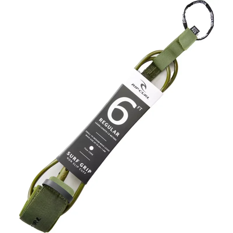Leash de surf Rip Curl Regular Green Offre Spéciale