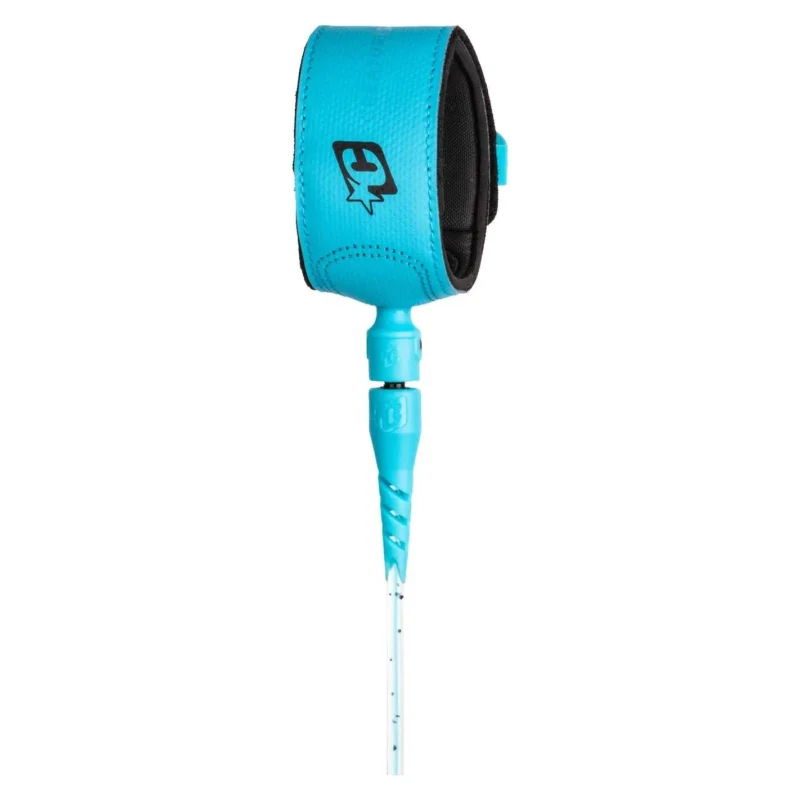 Leash de Surf Creatures SuperLite Pro Fluro Blue Speckle Top Vente