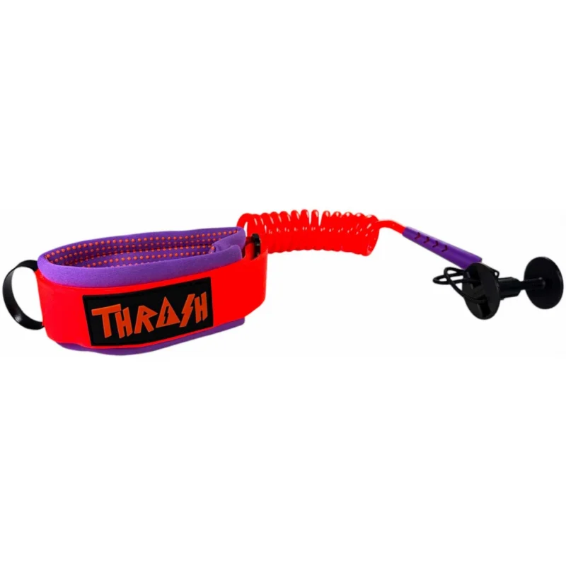Leash de bodyboard Thrash Biceps Point Orange/Purple Achat Immédiat