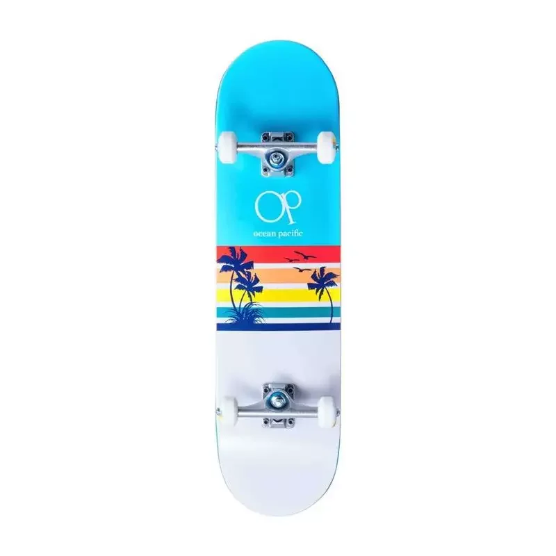 Skate OCEAN PACIFIC Sunset Blanc/Bleu 8.25 Vente Flash