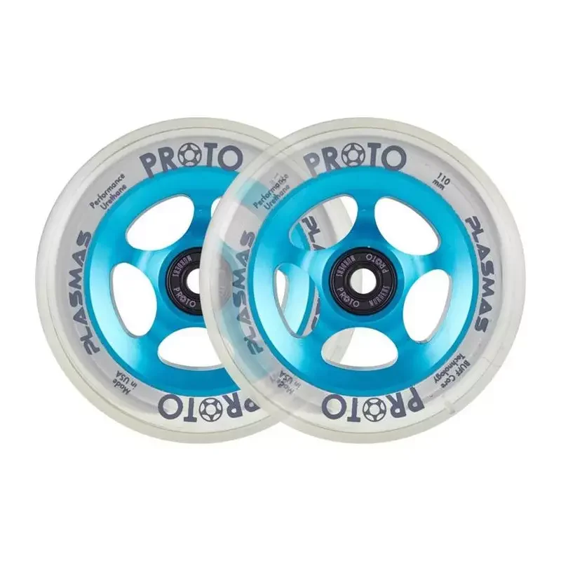 Achat Immédiat Paire de roues trottinette PROTO Plasma Electric Blue 110mm