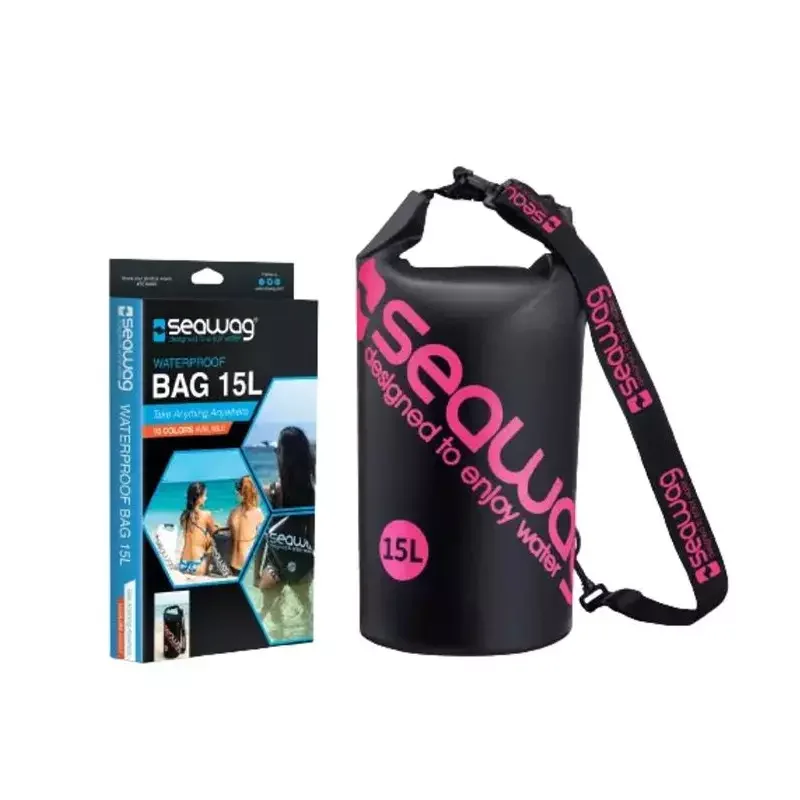 Sac étanche SEAWAG 15L Noir/Rose Prix Bas