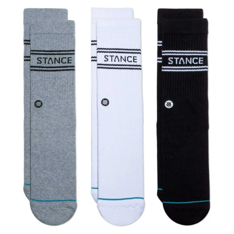 Commande En Gros CHAUSSETTES STANCE BASIC 3 PACK CREW