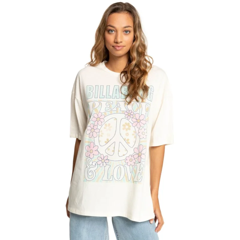 T-SHIRT BILLABONG PEACE AND LOVE Prix Promo