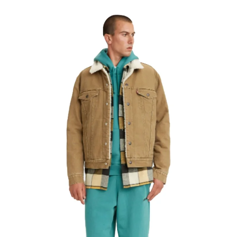 MANTEAU LEVI‘S TYPE 3 SHERPA TRUCKER Pas Cher
