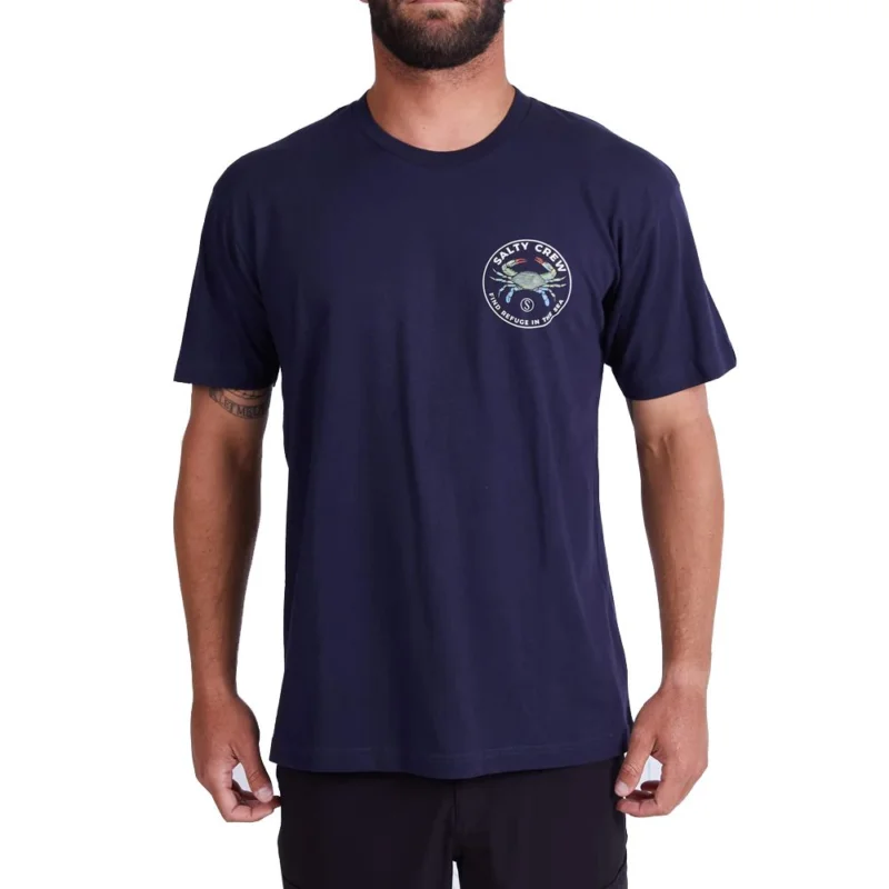T-SHIRT SALTY CREW BLUE CRABBER PREMIUM Livraison Express
