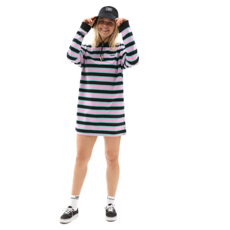 ROBE VANS WM STRIPE POLO DRESS Commander Vite